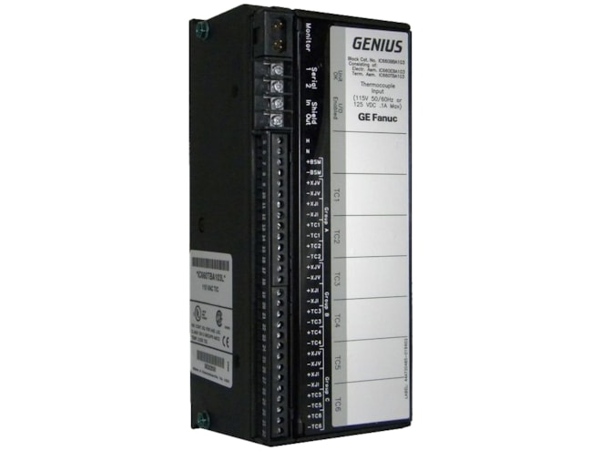 Repair GE-Emerson IC660BBA021 Genius RTD Input I/O Block