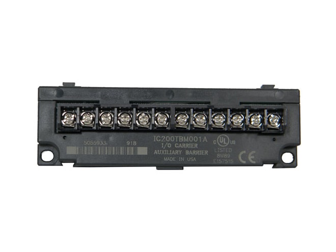 Remanufactured GE-Emerson IC200TBM001 VersaMax I/O Auxiliary Barrier Terminal Strip