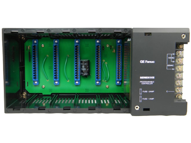 Remanufactured GE-Emerson IC610CHS101 Series One 5-Slot Rack