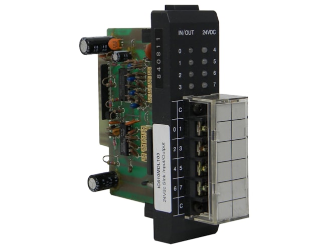 Repair GE-Emerson IC610MDL103 Series One Sink I/O Module