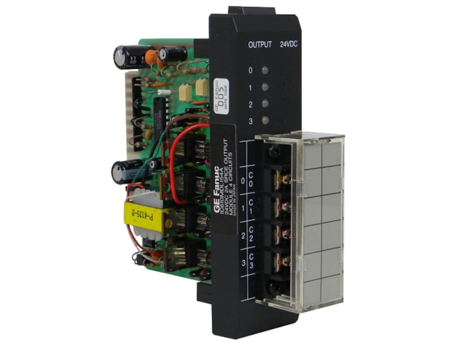 Remanufactured GE-Emerson IC610MDL154 Series One Sink/Source Output Module