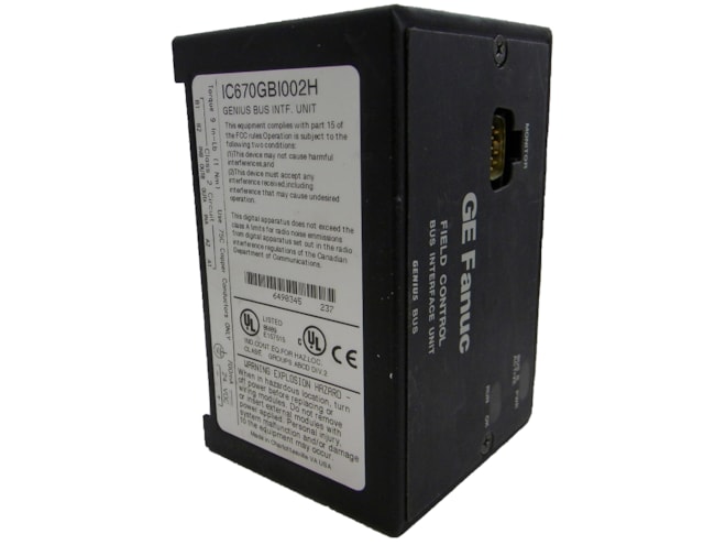 GE-Emerson IC670GBI002 Field Control BIU Terminal Block