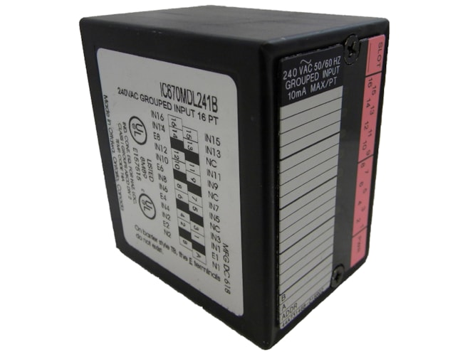 GE-Emerson IC670MDL241 Field Control Discrete Input Module