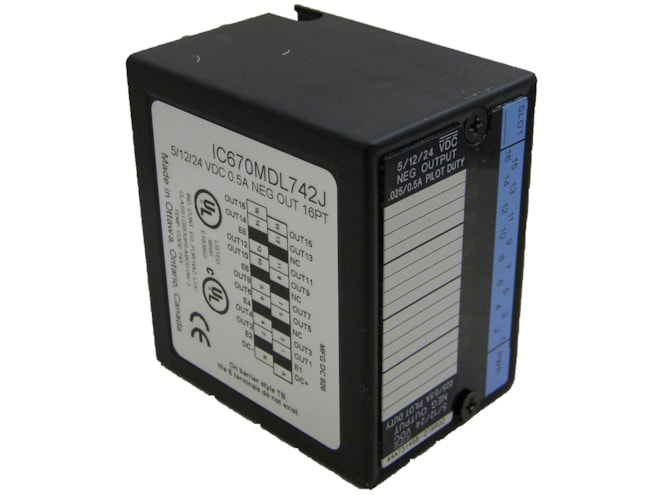 Remanufactured GE-Emerson IC670MDL742 Field Control Discrete Output Module