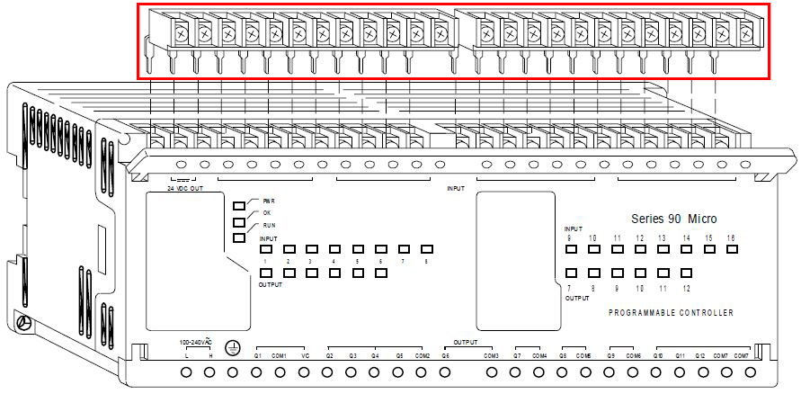 Repair GE-Emerson Series 90-30 IC693ACC002 Removable Terminal Strip
