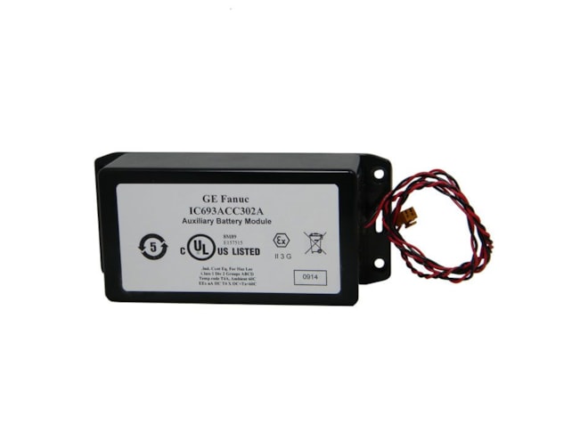 Remanufactured GE-Emerson IC695ACC302 PACSystem RX3i Auxiliary Smart Battery Module