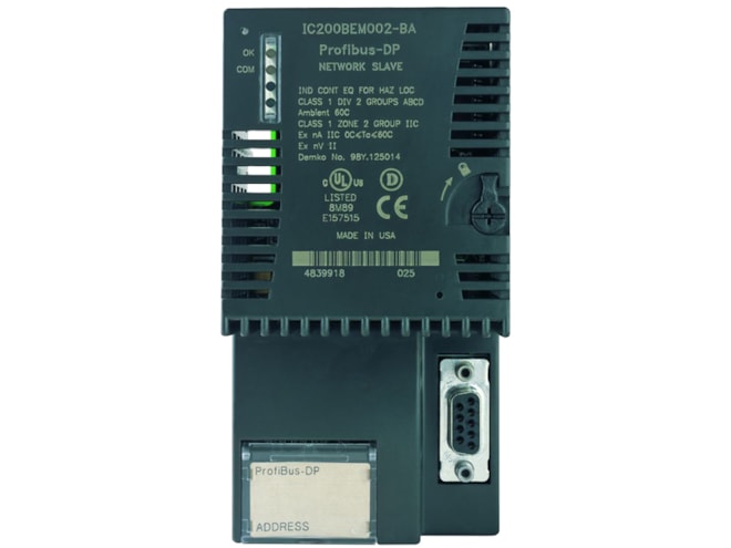 Remanufactured GE-Emerson IC200BEM002 Versamax PROFIBUS-DP Network Slave Module