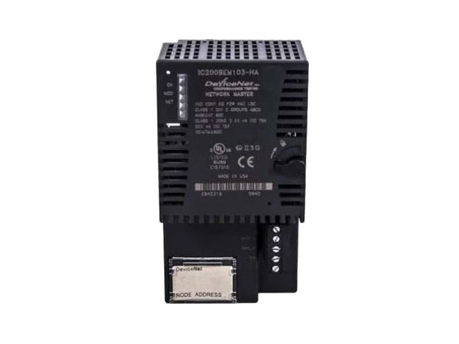 Remanufactured GE-Emerson IC200BEM103 VersaMax DeviceNet Network Control Module