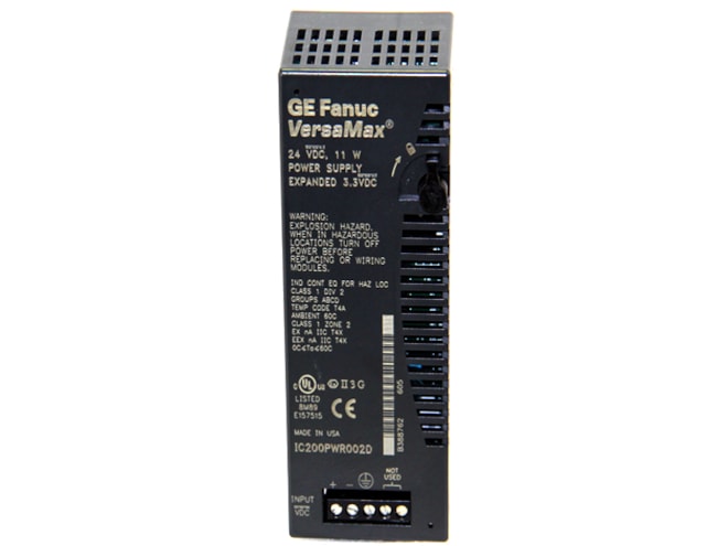 Remanufactured GE-Emerson IC200PWR002 VersaMax 24VDC Expanded 3.3V Power Supply