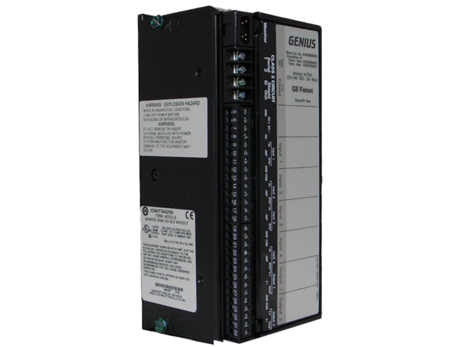 Remanufactured GE-Emerson IC660BBA020 Genius Analog I/O Block