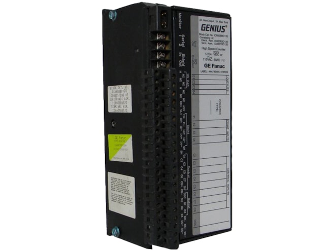 Repair GE-Emerson IC660BBD120 Genius High-Speed Counter Block