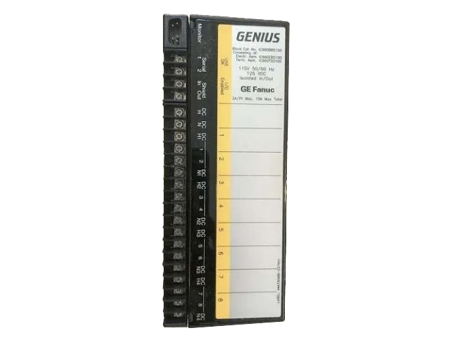 Genius 495 GE-Emerson IC660BBS100 Genius 8-Circuit Isolated I/O Block Repair | I/O ...