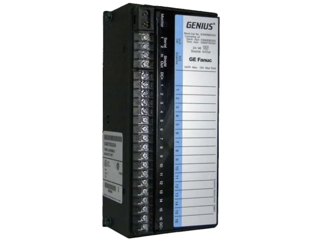Remanufactured GE-Emerson IC660BPM100 Genius Power Monitoring Block