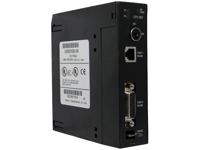 Remanufactured GE-Emerson IC693CPU363 Single-Slot CPU Module ...