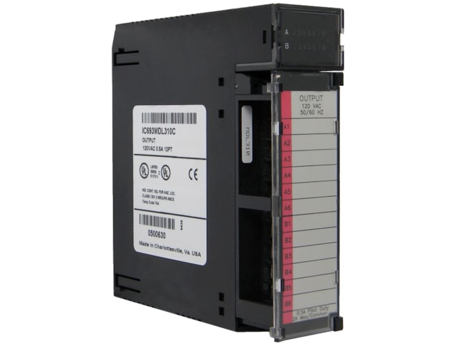 Remanufactured GE-Emerson IC693MDL310 120 Volt and 0.5 Amp AC Output Module