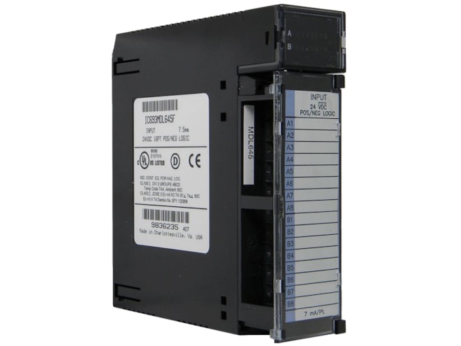 Remanufactured GE-Emerson IC693MDL645 24 Volt DC Positive/Negative Logic Input Module