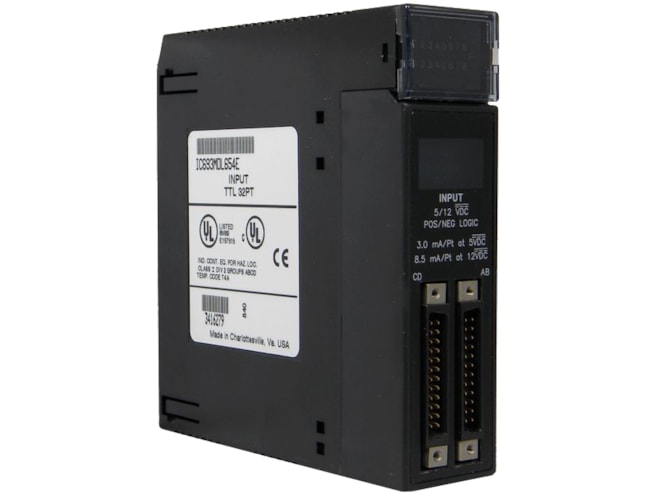 Remanufactured GE-Emerson IC693MDL654 5-12V TTL Positive/Negative Logic Input Module